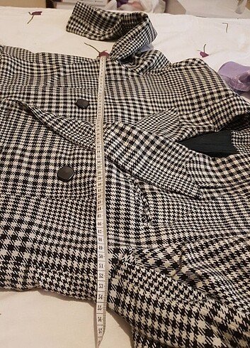 Kaşe Kışlık Ceket Pötikareli - Görsel 5