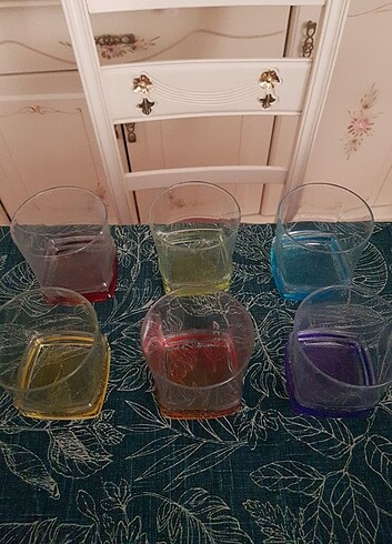 6 Adet Renkli Lav Bardak - Görsel 6