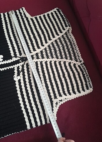 Çeyizden El Örgüsü Yelek - Görsel 2