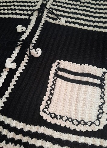 Çeyizden El Örgüsü Yelek - Görsel 4