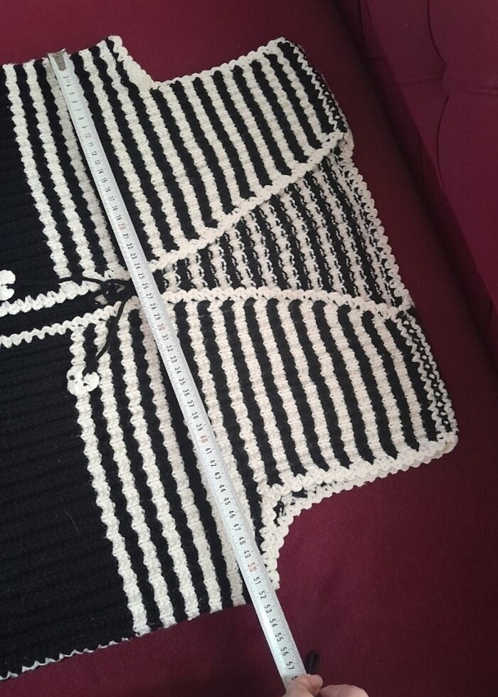 Çeyizden El Örgüsü Yelek - Görsel 2