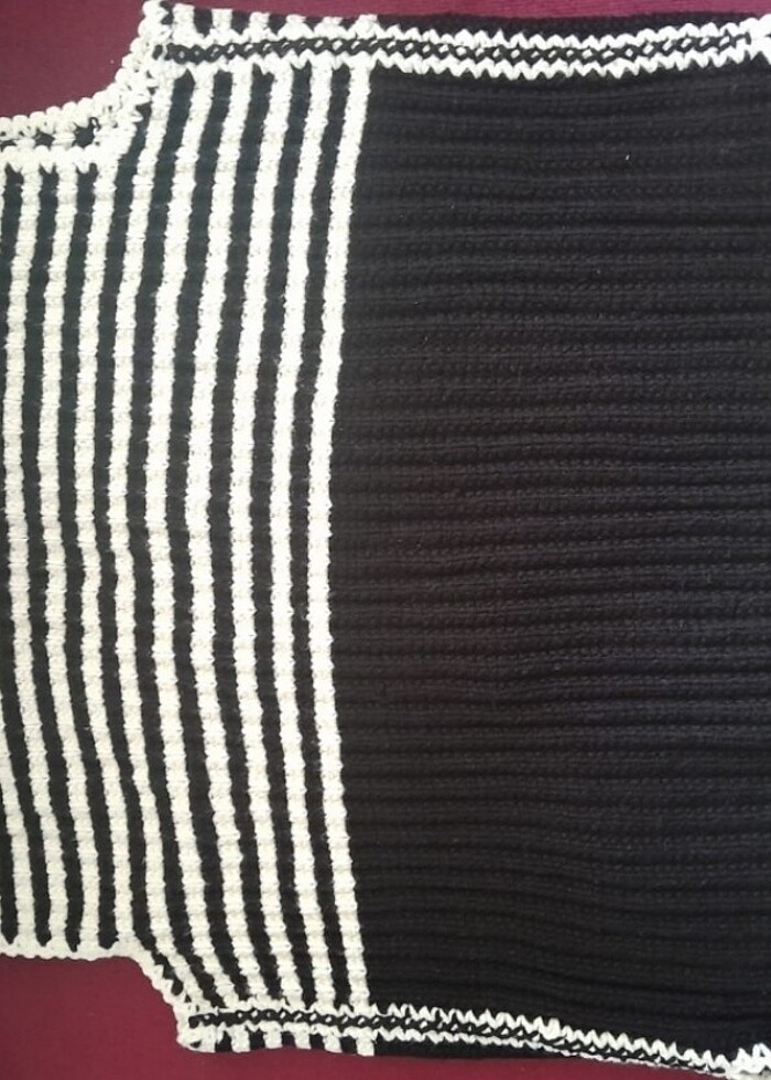 Çeyizden El Örgüsü Yelek - Görsel 5