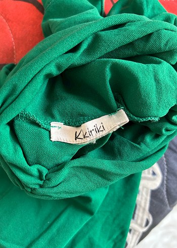 Yeşil Dik Yakalı Bluz - Görsel 4