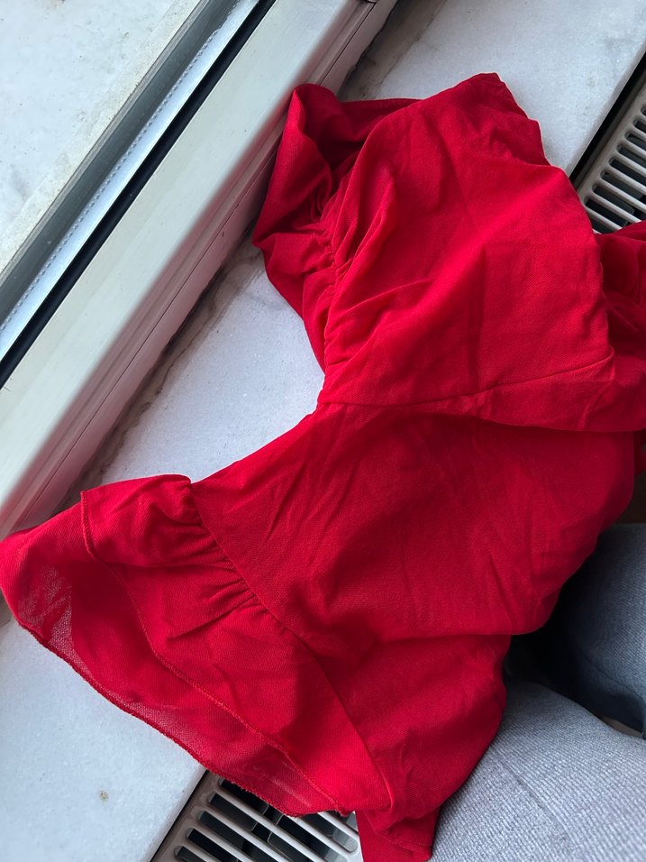 Yeşil Dik Yakalı Bluz - Görsel 2