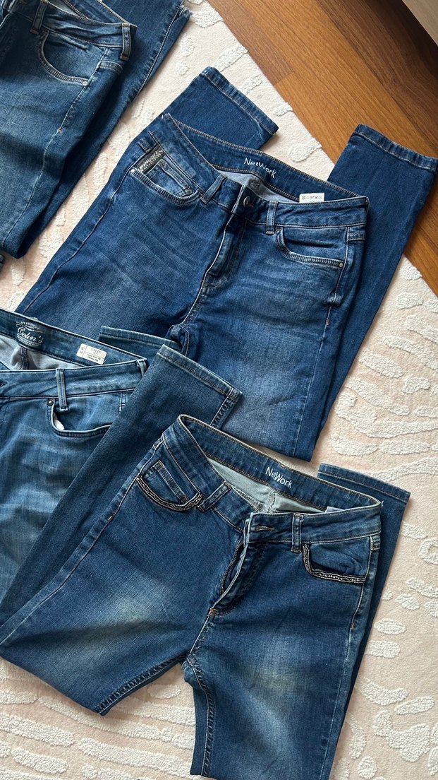 Koyu Mavi Denim Jean Pantolonlar — görsel 3/7