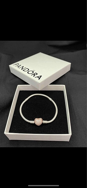 Pandora rose gold kalp bileklik