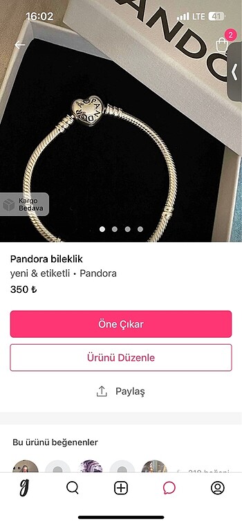 Pandora bileklik