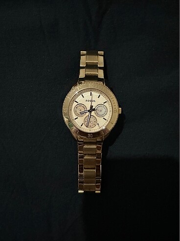 Fossil rose gold saat