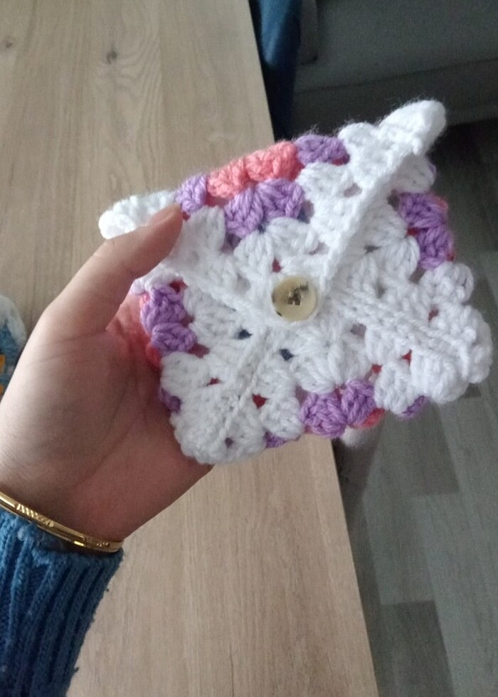 Örgü cüzdan kartlık  - Görsel 2