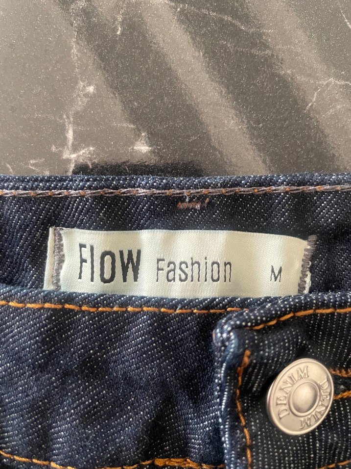 Lacivert Kadın Denim Mini Etek - Görsel 3