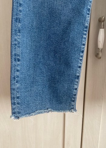 Zara Kadın Mavi Denim Likralı Jean