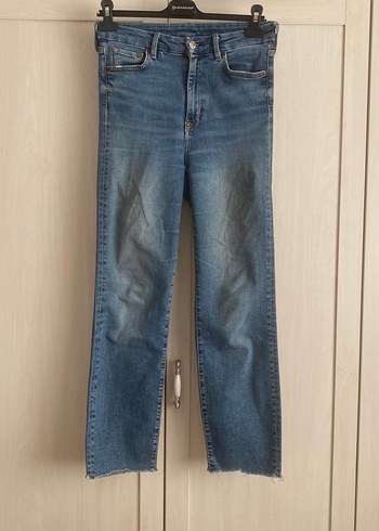Kadın Mavi Denim Likralı Jean