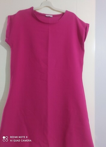 2xl elbise fuşya