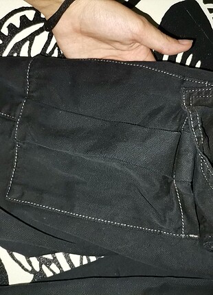 Siyah wide leg jeans