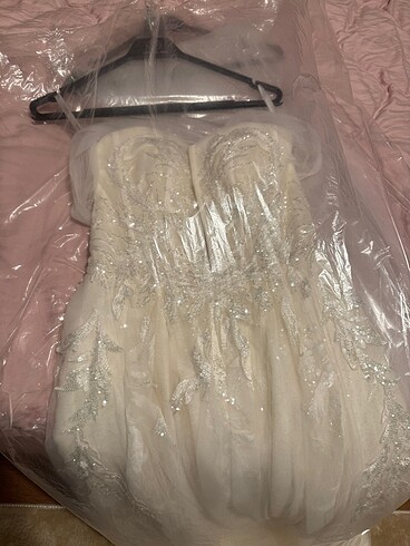 Oleg Cassini Gelinlik 36 beden - Görsel 9