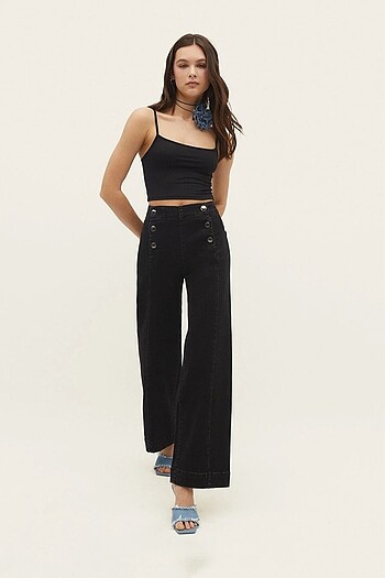 Stradivarius düğmeli pantolon