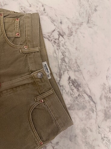 36 Beden camel Renk Pull&Bear Jean Şort