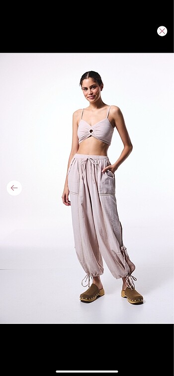 Penti Penti kio müslin oversize pantalon