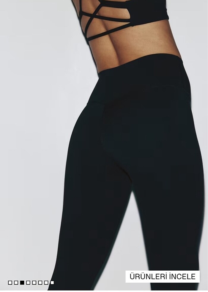 H&M softmove yüksek bel tayt - Görsel 3