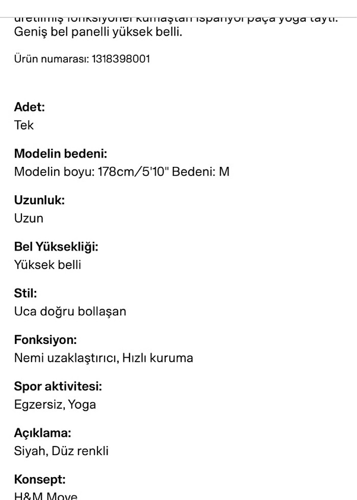 H&M softmove tayt - Görsel 4