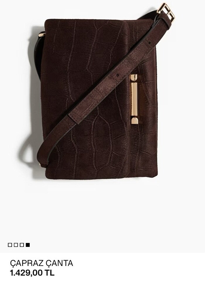 H&M uzun askılı çanta - Görsel 3