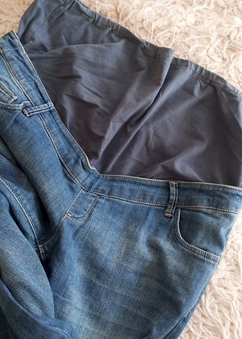 LC Waikiki Mavi Hamile Denim Pantolon - Görsel 7