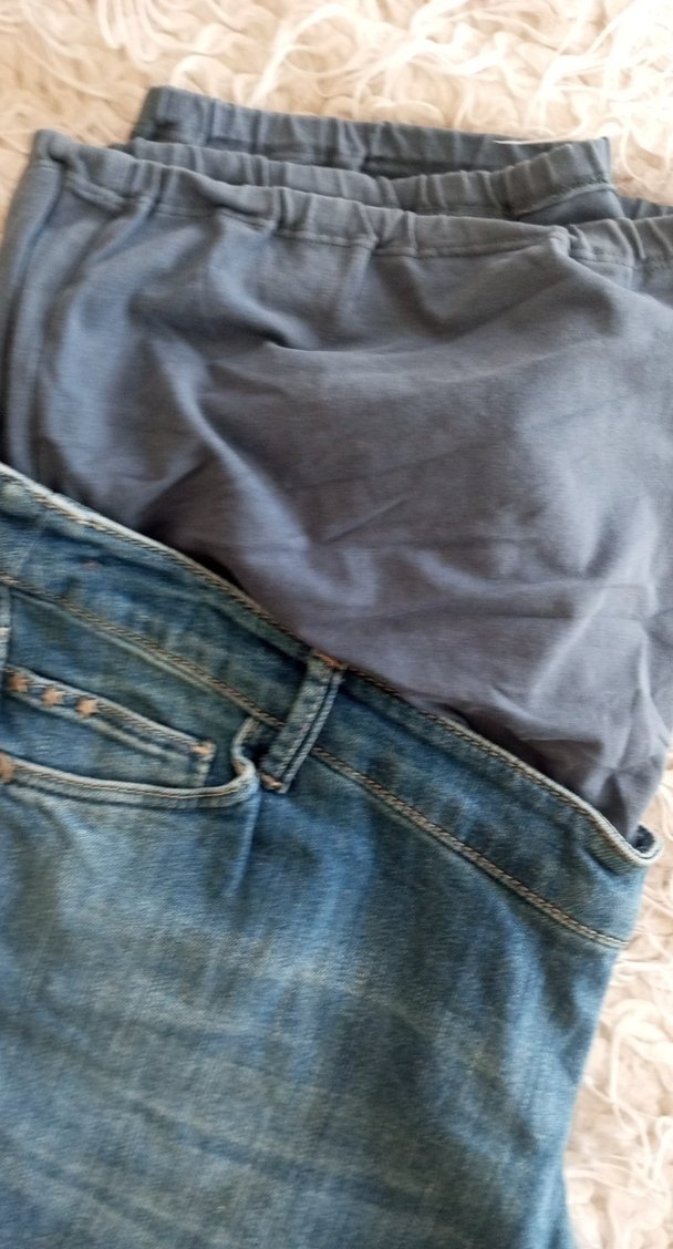 LC Waikiki Mavi Hamile Denim Pantolon - Görsel 4