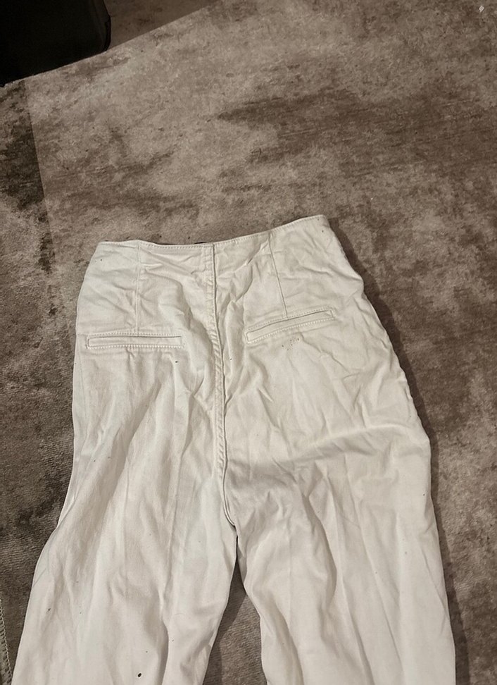 Beyaz Kadın Kot Pantolon - Görsel 3