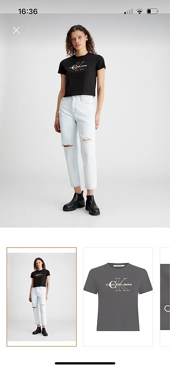 Calvin Klein Calvin klein siyah tişört