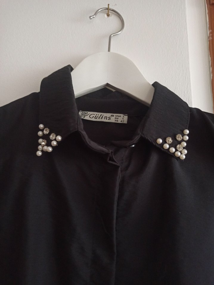 Siyah Uzun Piliseli Gotik Kadın Takım - Görsel 3