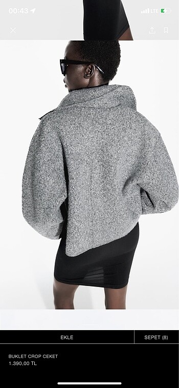 Zara Zara Crop Ceket