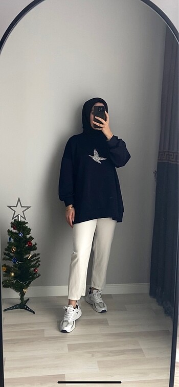 Bymn desenli sweat