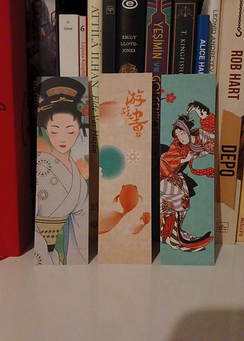 Japon Sanatı Temalı Kitap Ayracı Seti