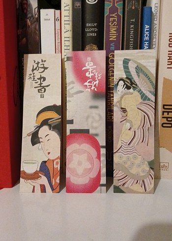 Japon Sanatı Temalı Kitap Ayracı Seti