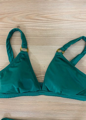 Turkuaz Mini Bel Detaylı Kadın Bikini - Görsel 2