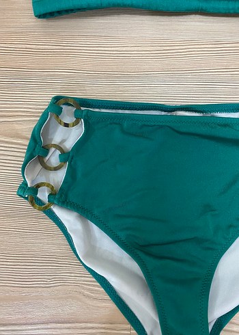 Turkuaz Mini Bel Detaylı Kadın Bikini - Görsel 3