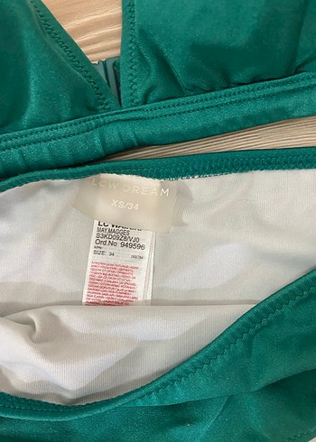 Turkuaz Mini Bel Detaylı Kadın Bikini - Görsel 4