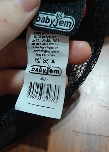 Diğer Beden siyah Renk Puset örtüsü, sinekliği