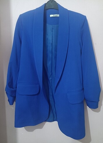 s Beden mavi Renk Hiç kullanılmamış blazer ceket