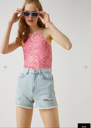 Koton kot şort - Görsel 3