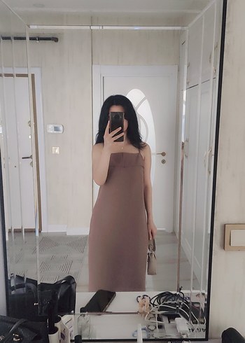 Bershka askılı elbise - Görsel 2