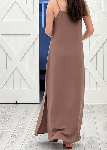 Bershka askılı elbise - Görsel 4