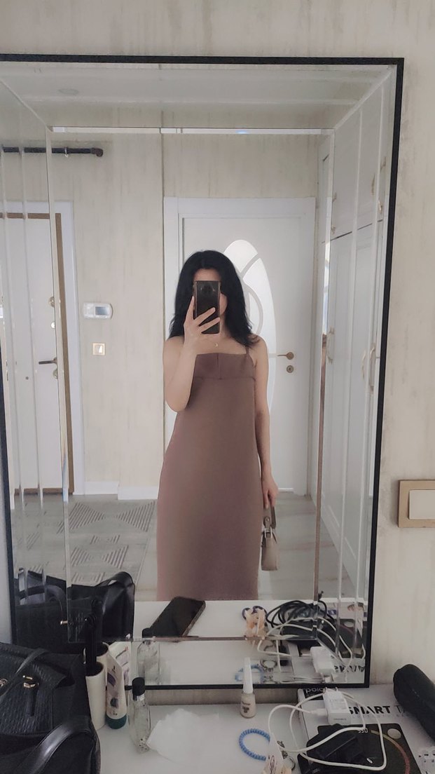 Bershka askılı elbise - Görsel 2