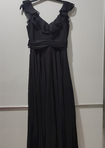 Siyah abiye elbise - Görsel 7