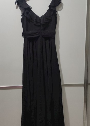 Siyah abiye elbise - Görsel 8