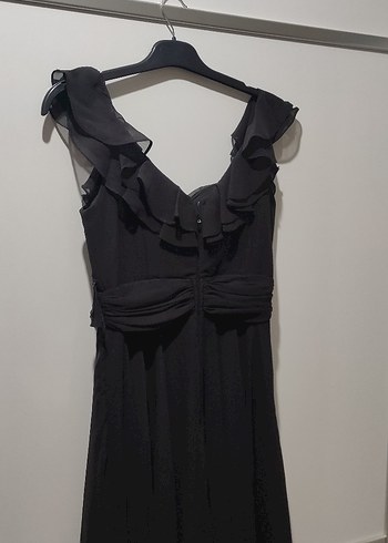 Siyah abiye elbise - Görsel 9