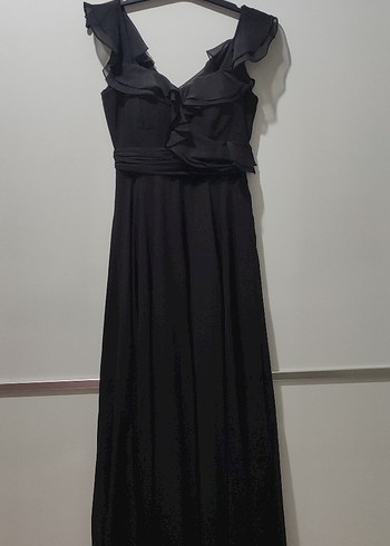 Siyah abiye elbise - Görsel 6