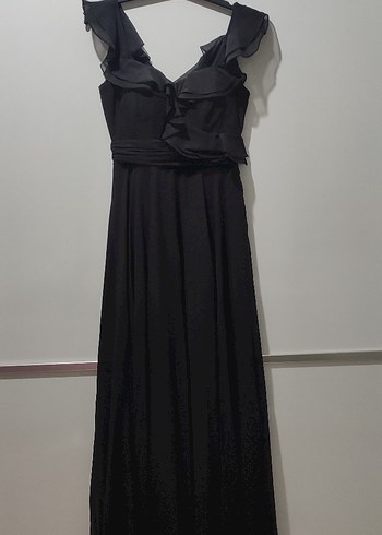 Siyah abiye elbise - Görsel 2