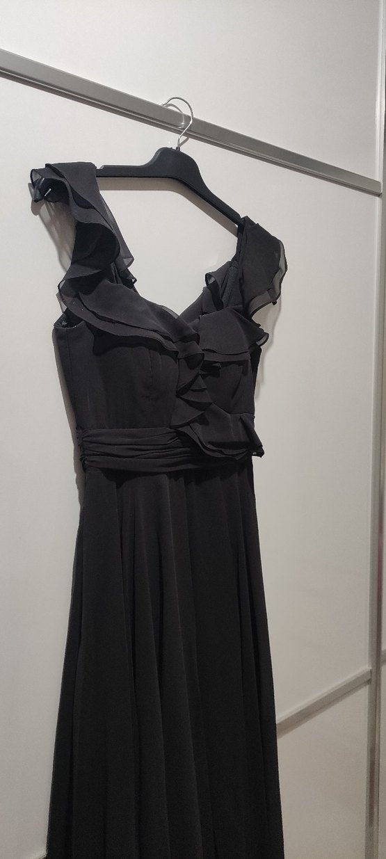 Siyah abiye elbise - Görsel 4