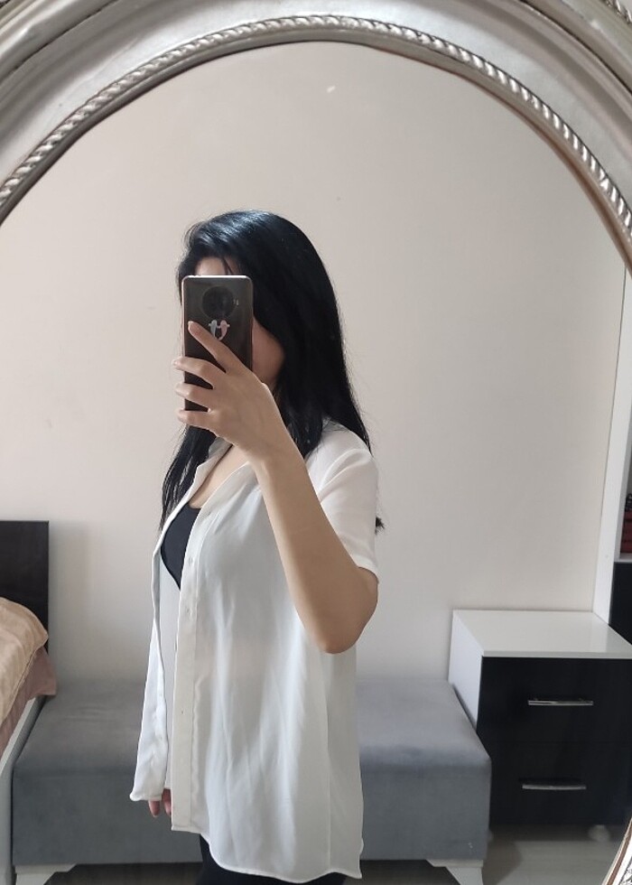 Mango beyaz gömlek  - Görsel 5